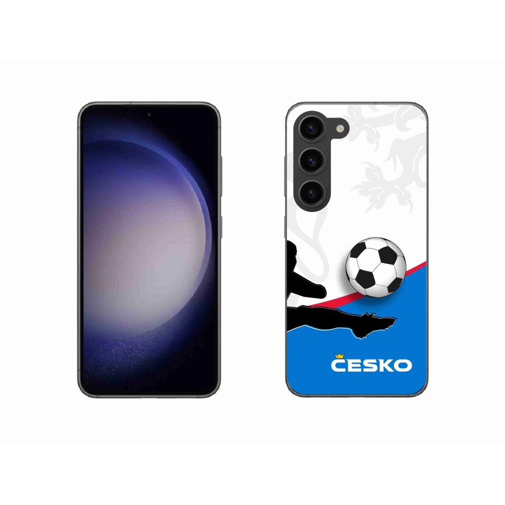 Gélový kryt mmCase na Samsung Galaxy S23 5G - futbal Česko 3