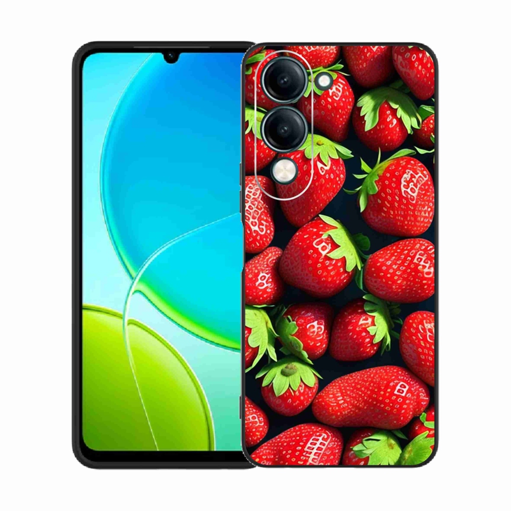 Gélový kryt mmCase na Vivo Y29s 5G - jahody