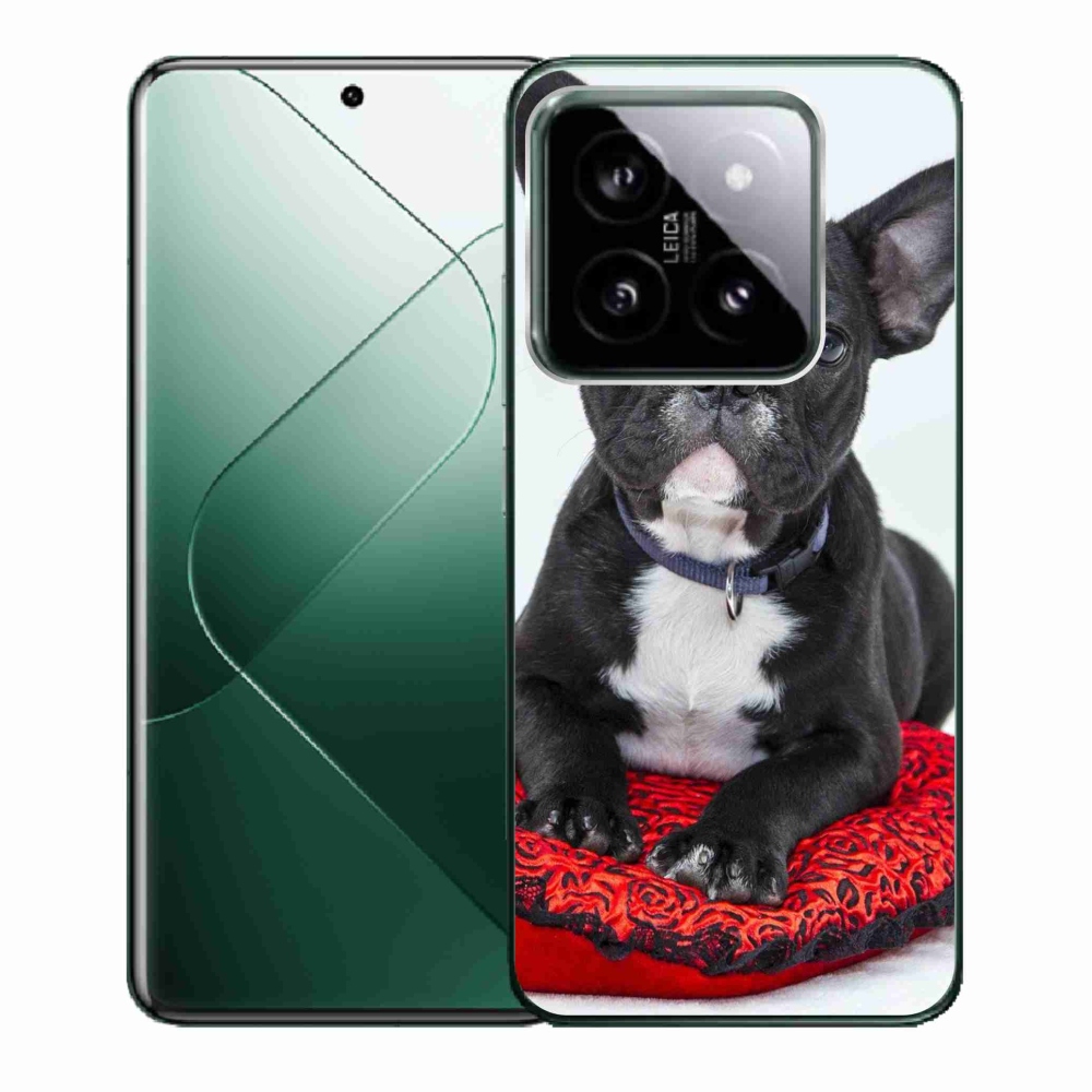 Gélový obal mmCase na Xiaomi 14 - buldog