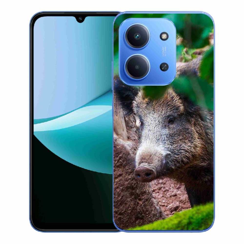 Gélový kryt mmCase na Xiaomi Redmi 15C 4G/5G (173mm) - divoké prasa