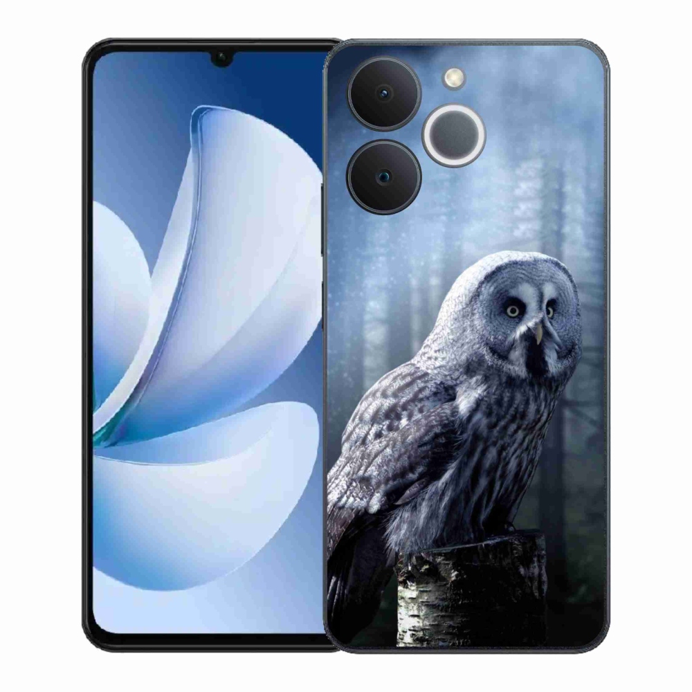 Gélový kryt mmCase na Realme Note 70T - sova