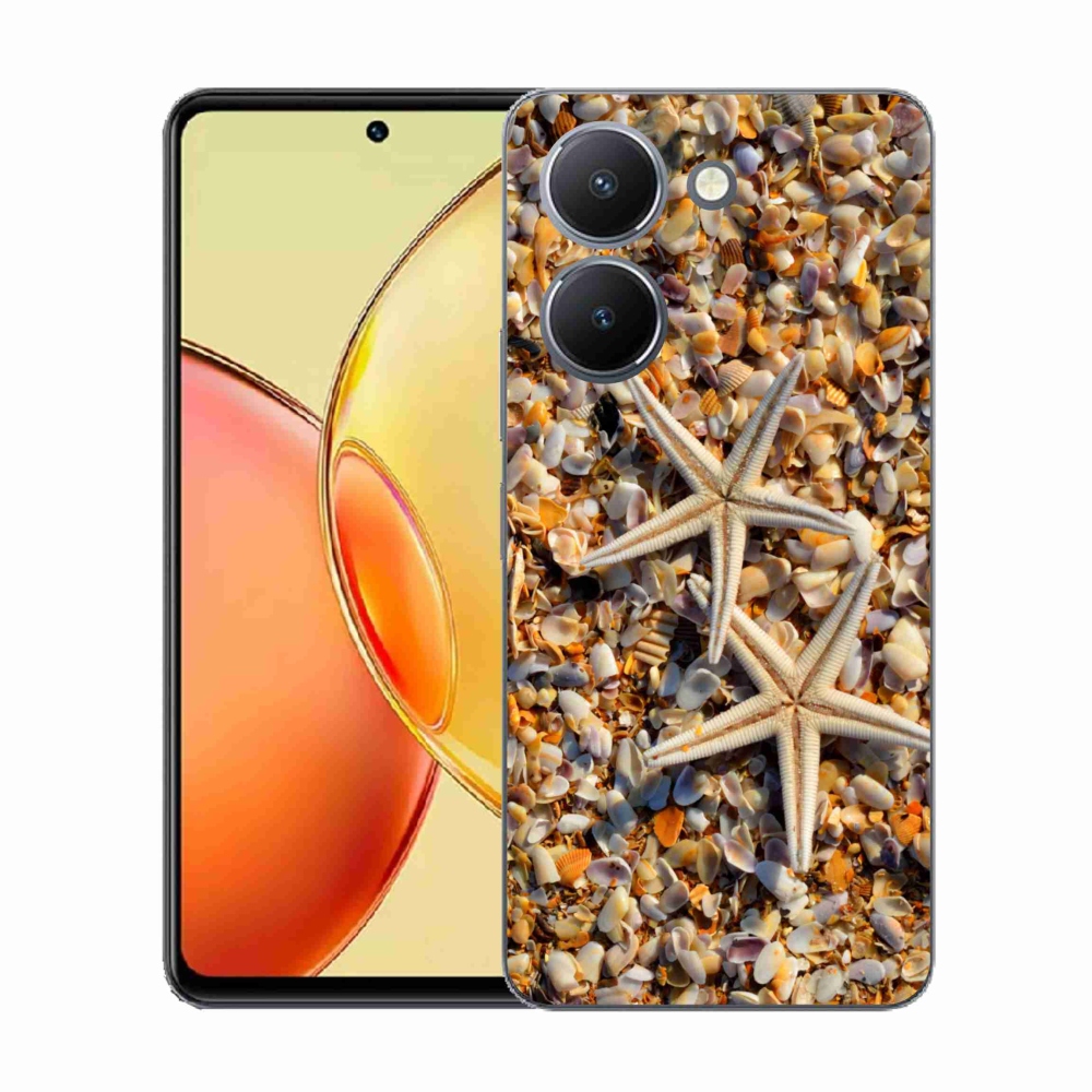 Gélový kryt mmCase na Vivo Y36 - morské hviezdice