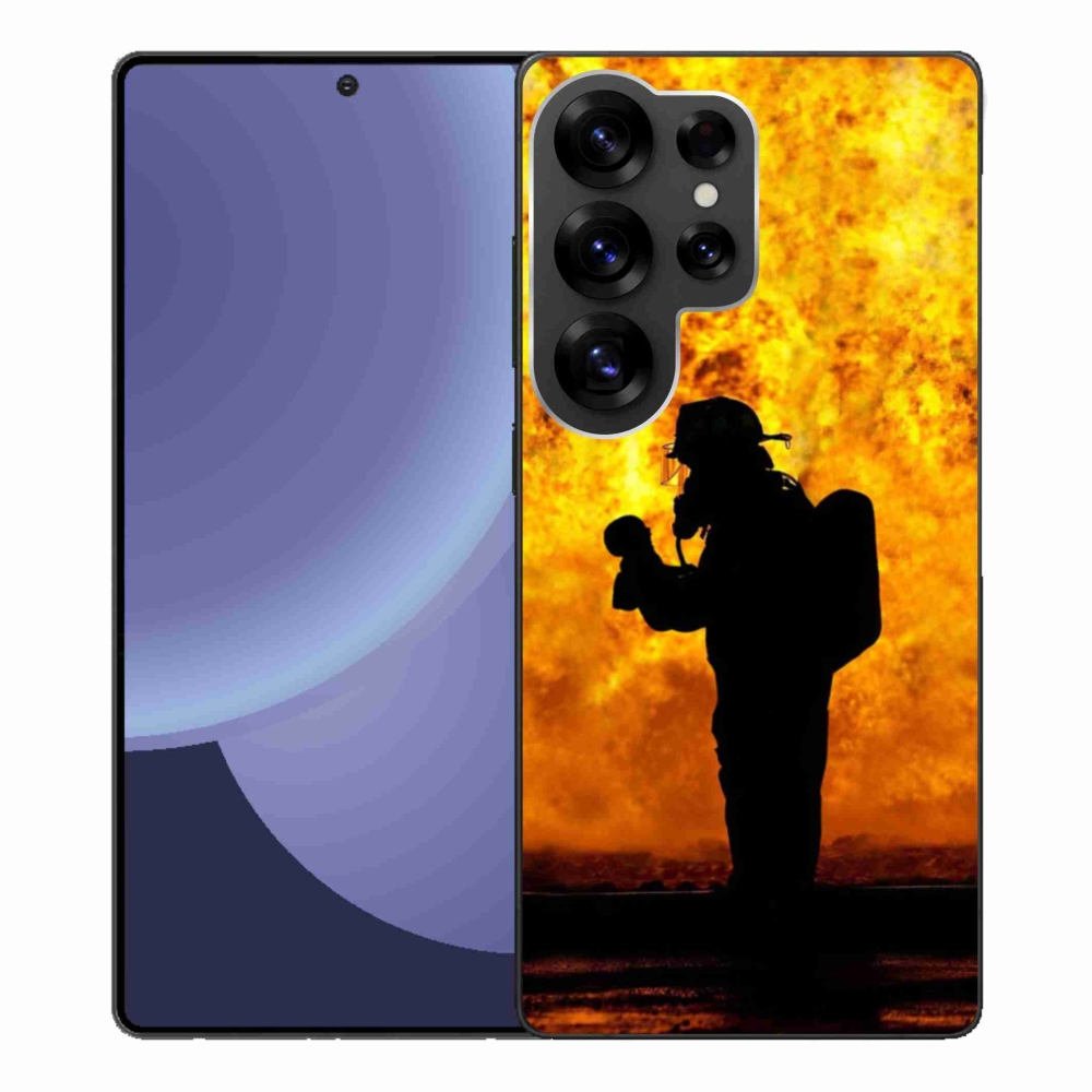 Gélový kryt mmCase na Samsung Galaxy S25 Ultra - hasič