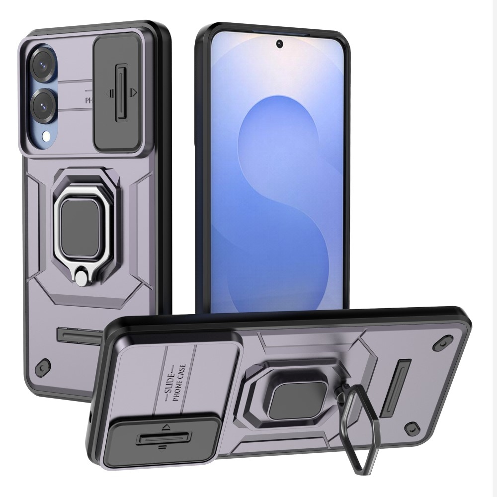 Lens odolný kryt na Samsung Galaxy S25 Edge - fialový