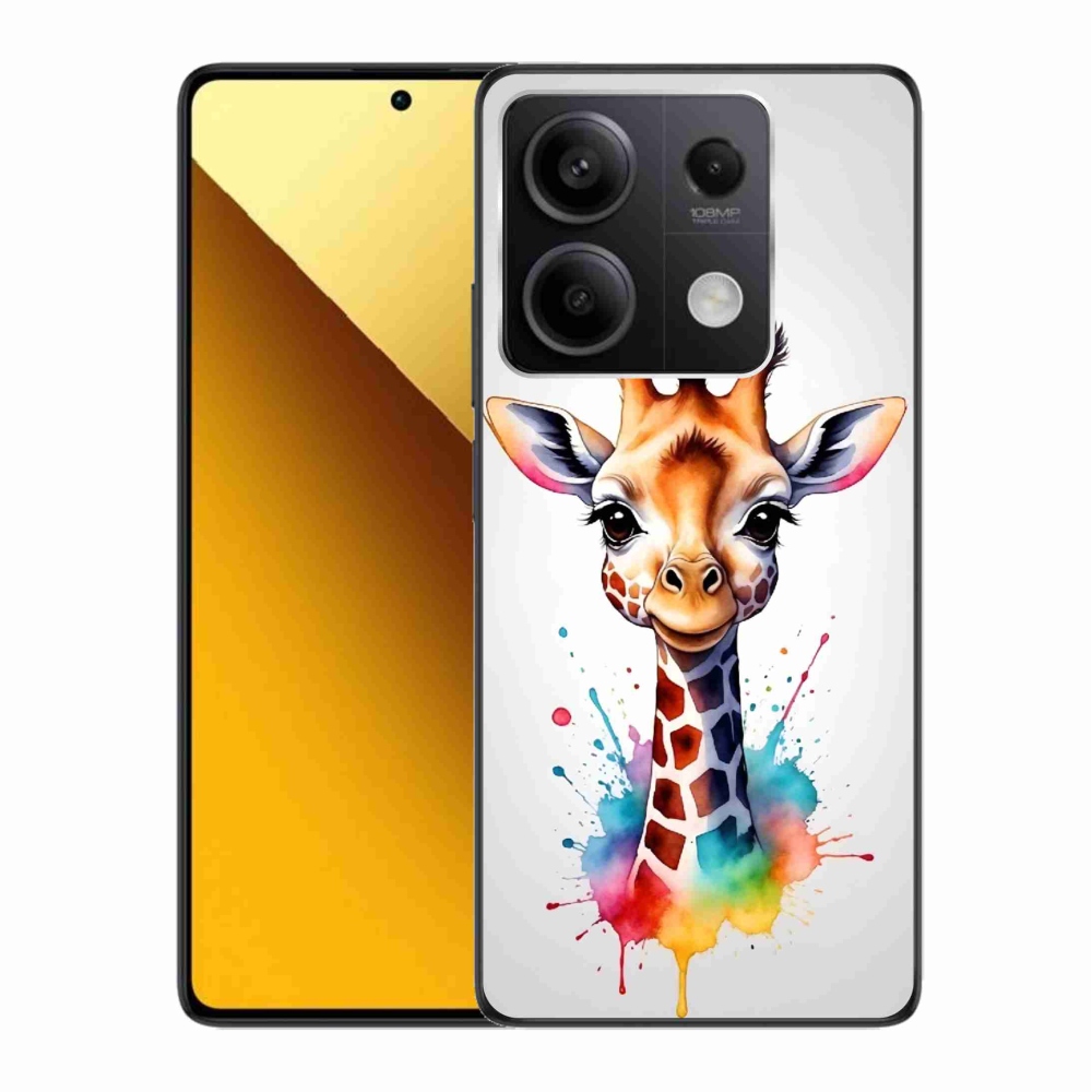 Gélový kryt mmCase na Xiaomi Redmi Note 13 5G - žirafa 1