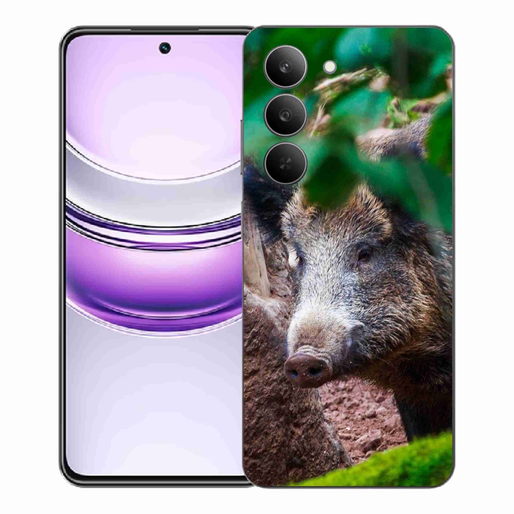 Gélový kryt mmCase na Realme 14x 5G - divoké prasa