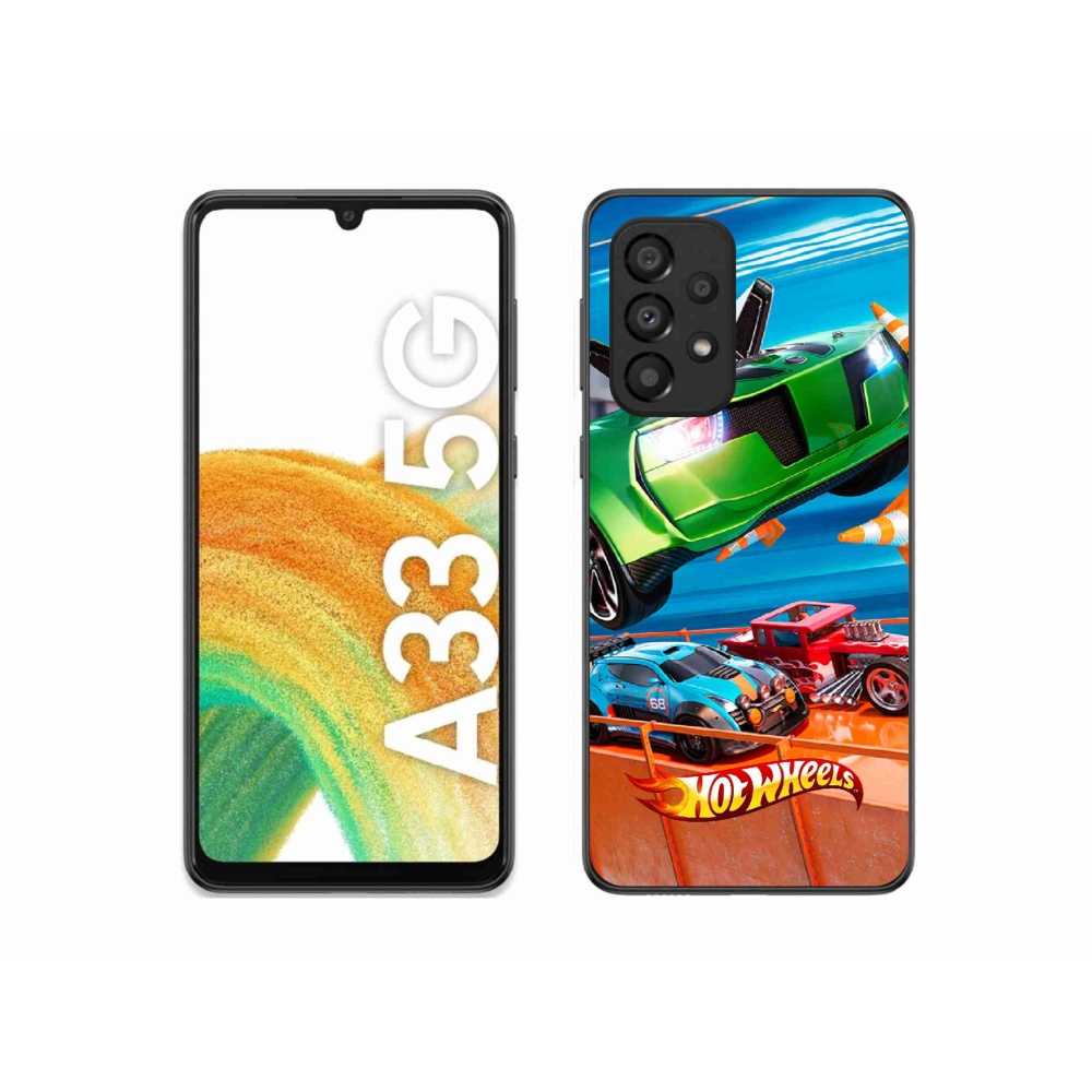 Gélový kryt mmCase na Samsung Galaxy A33 5G - hot wheels 1