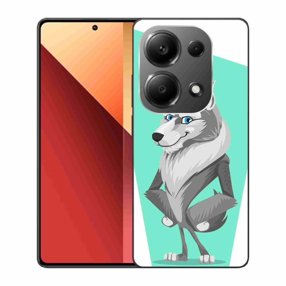 Gélový kryt mmCase na Xiaomi Redmi Note 13 Pro 4G/Poco M6 Pro - kreslený vlk