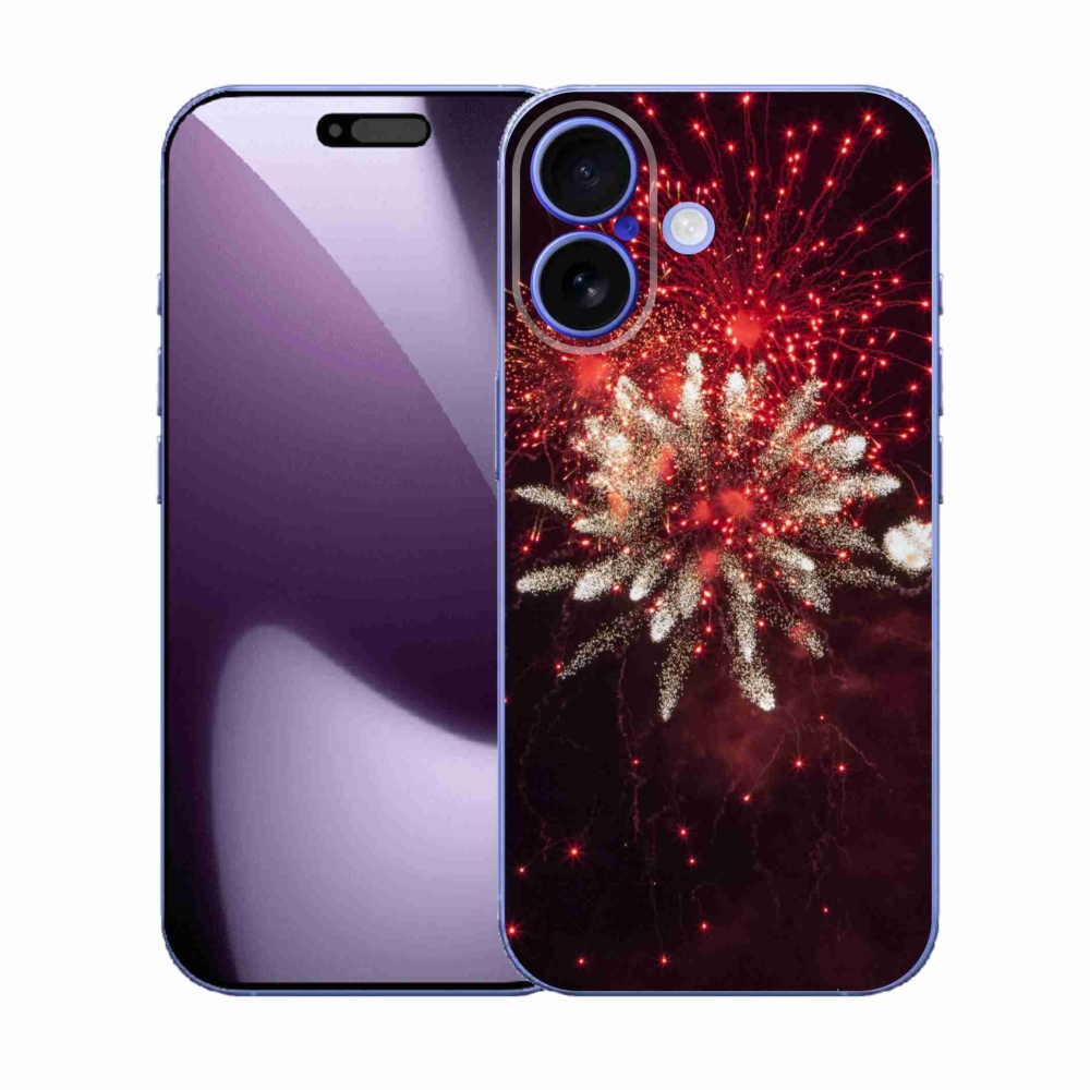 Gélový kryt mmCase na iPhone 17 - ohňostroj