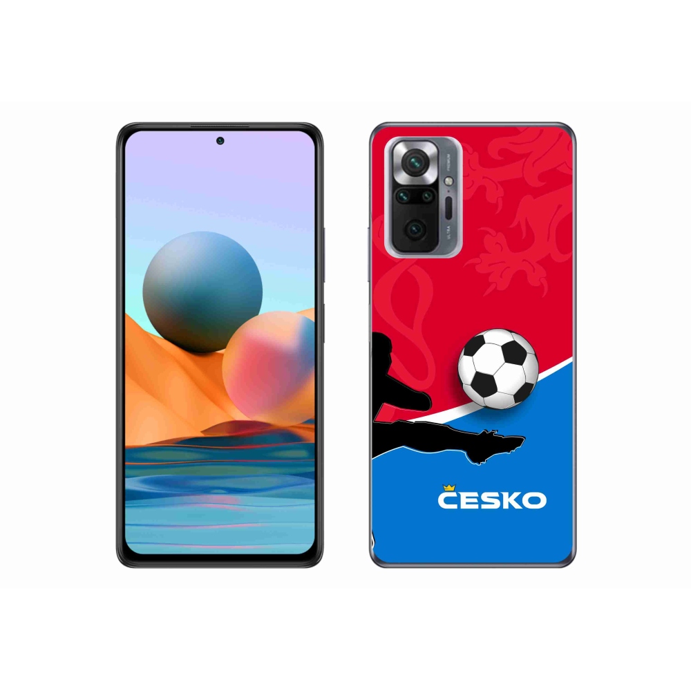 Gélový kryt mmCase na Xiaomi Redmi Note 10 Pro - futbal Česko 2