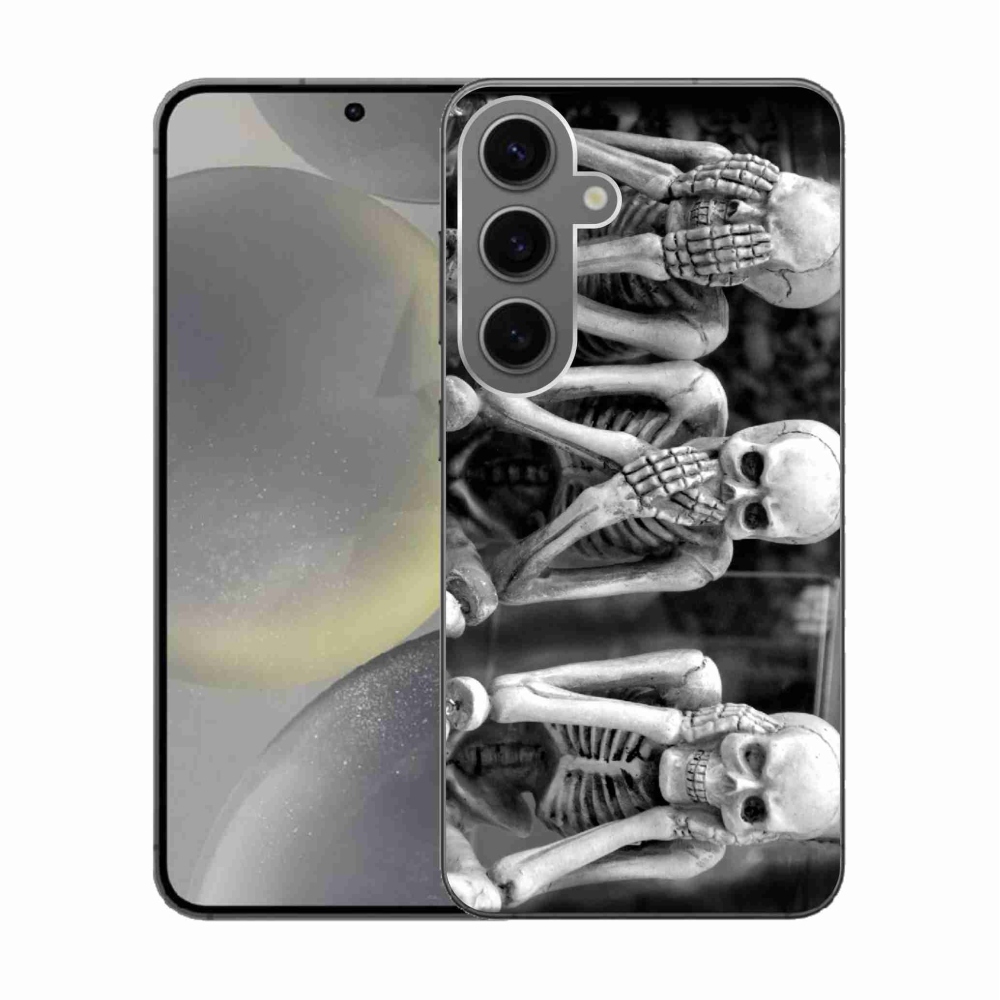 Gélový kryt mmCase na Samsung Galaxy S24 - kostlivci
