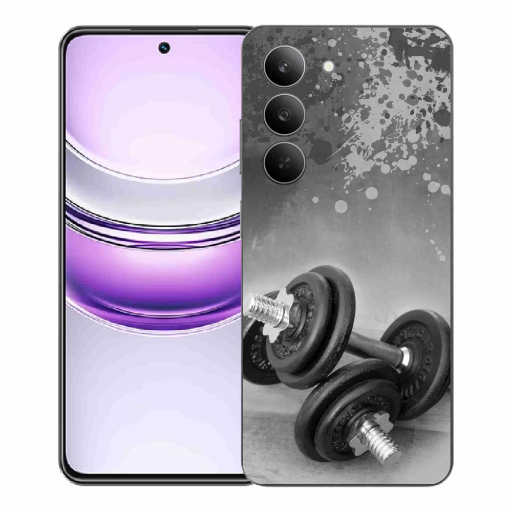 Gélový kryt mmCase na Realme 14x 5G - činky 1