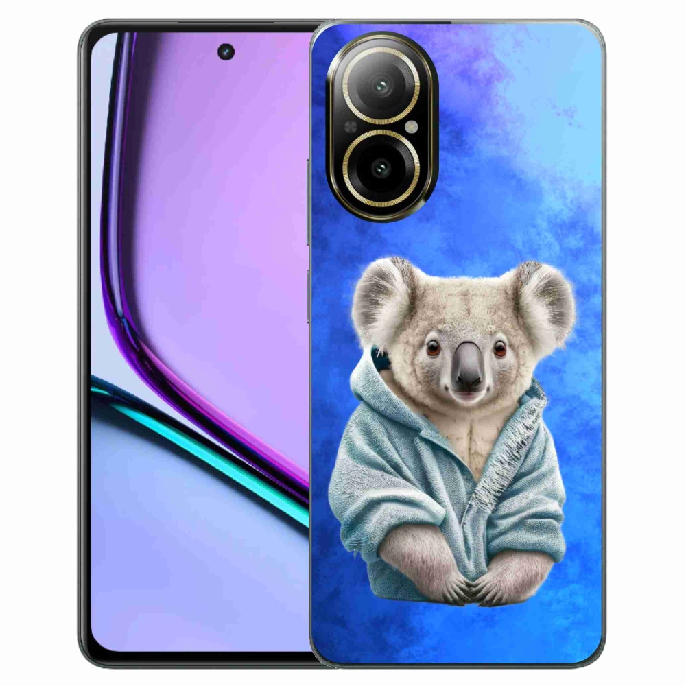 Gelový kryt mmCase na Realme C67 - koala ve svetru