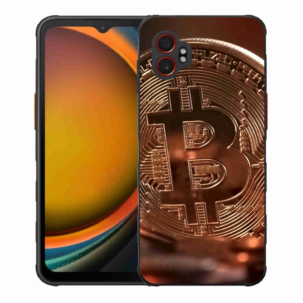 Gélový kryt mmCase na Samsung Galaxy Xcover 7 Pro - bitcoin