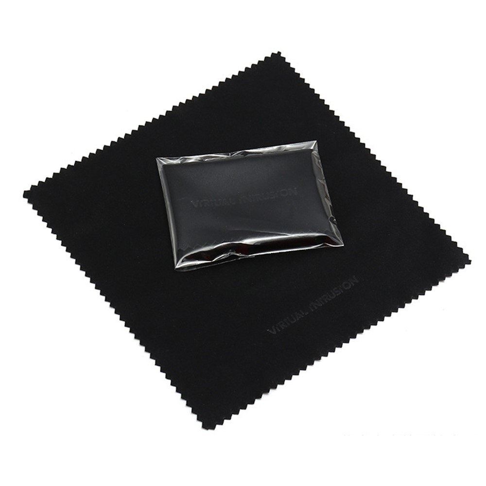Hadřík z mikrovlákna 13x13 cm na displej a displej telefonů - černý