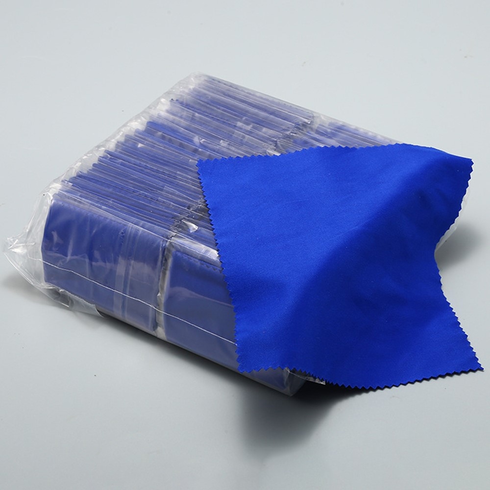 Hadřík z mikrovlákna 13x13 cm na obrazovku a displej telefónov - tmavomodrý