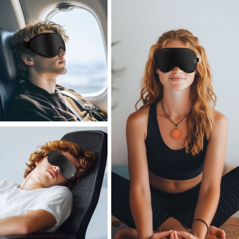 Tech-Protect EyeShade 3D maska ​​na spanie - čierna