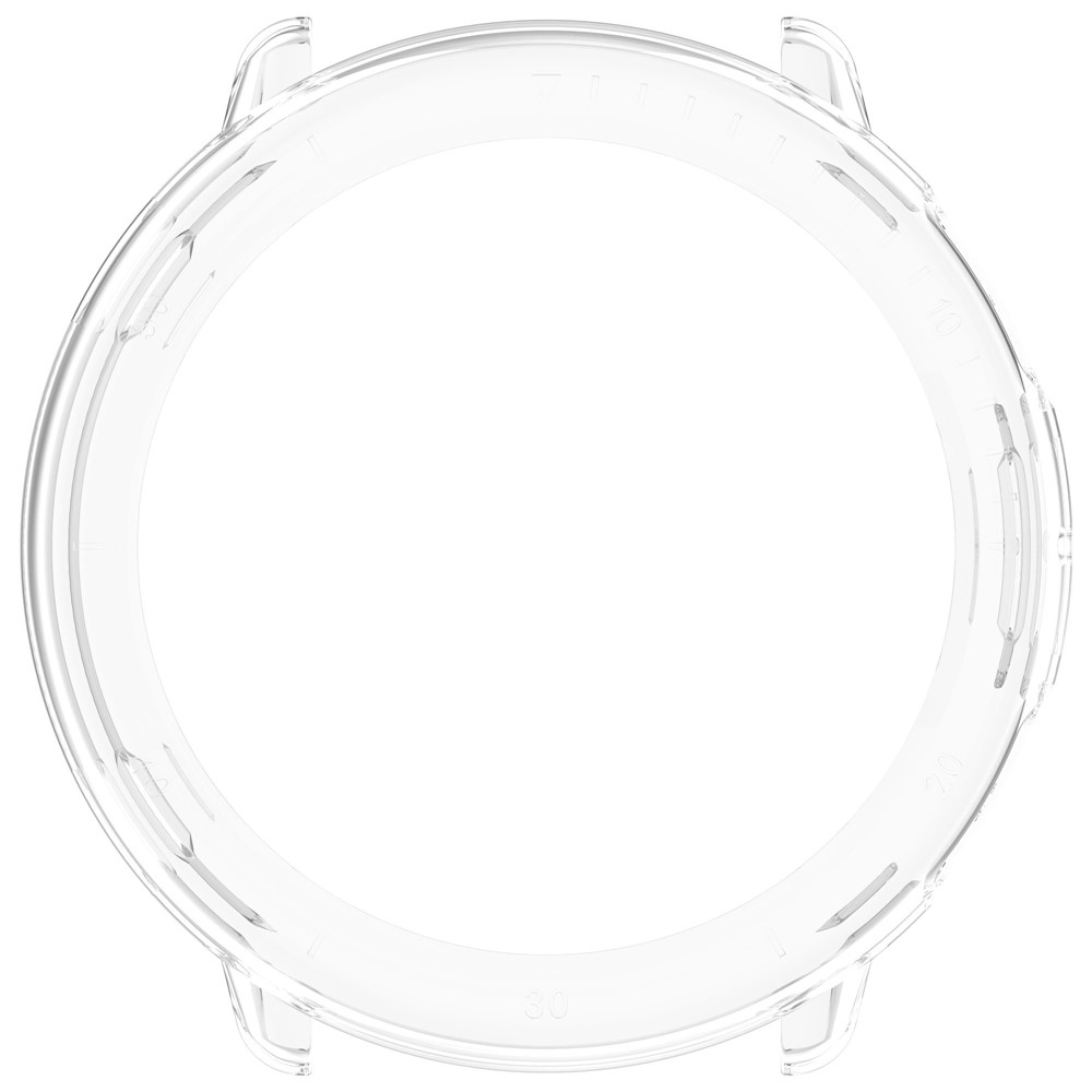 Half plastové nasadzovacie puzdro na Amazfit Active 2 - transparentné