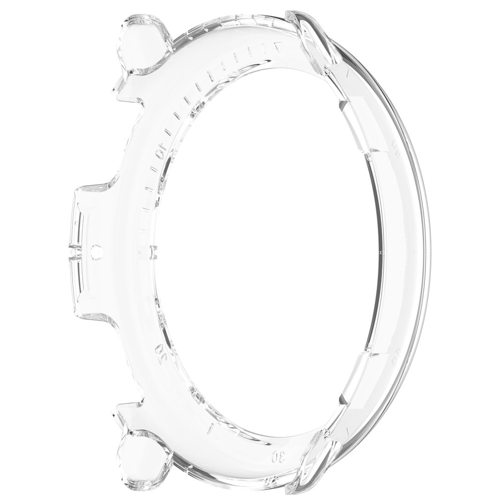 Half plastové nasadzovacie puzdro na Amazfit Active 2 - transparentné