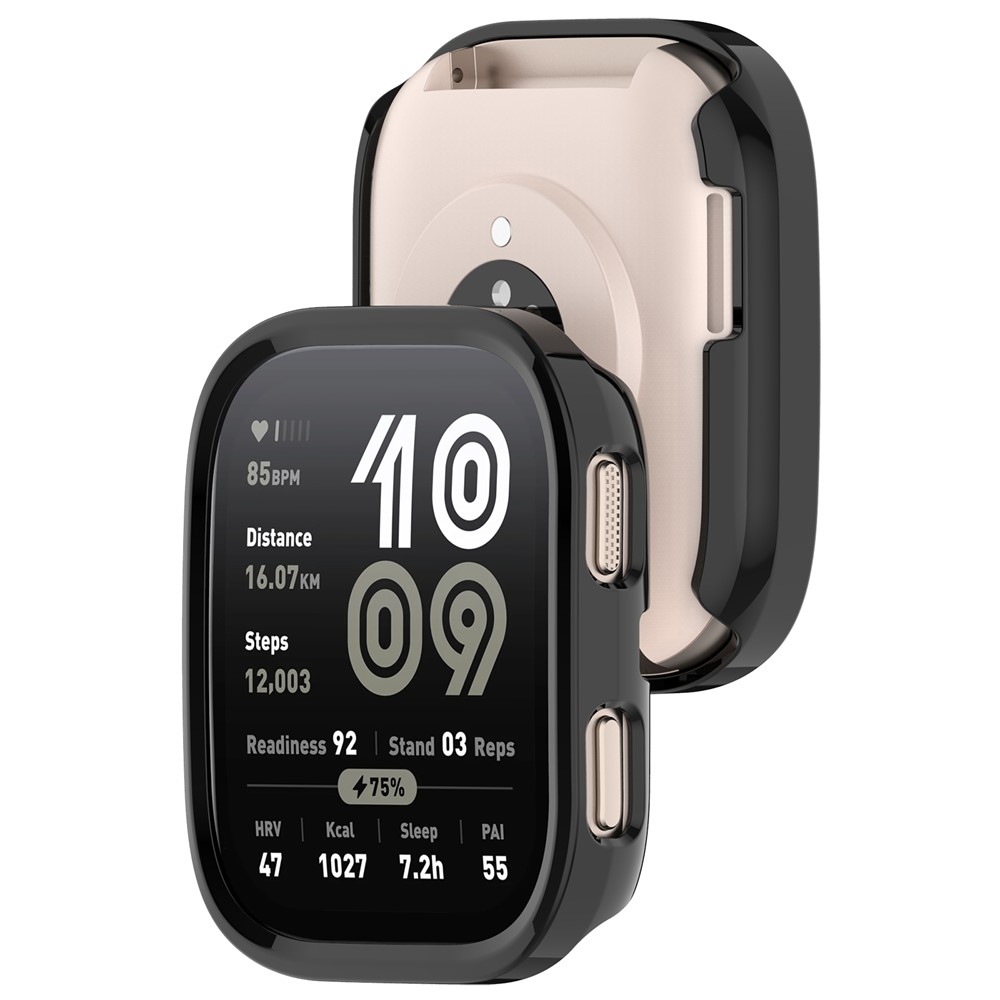 Half plastové nasadzovacie puzdro na Amazfit Bip 6 - čierne