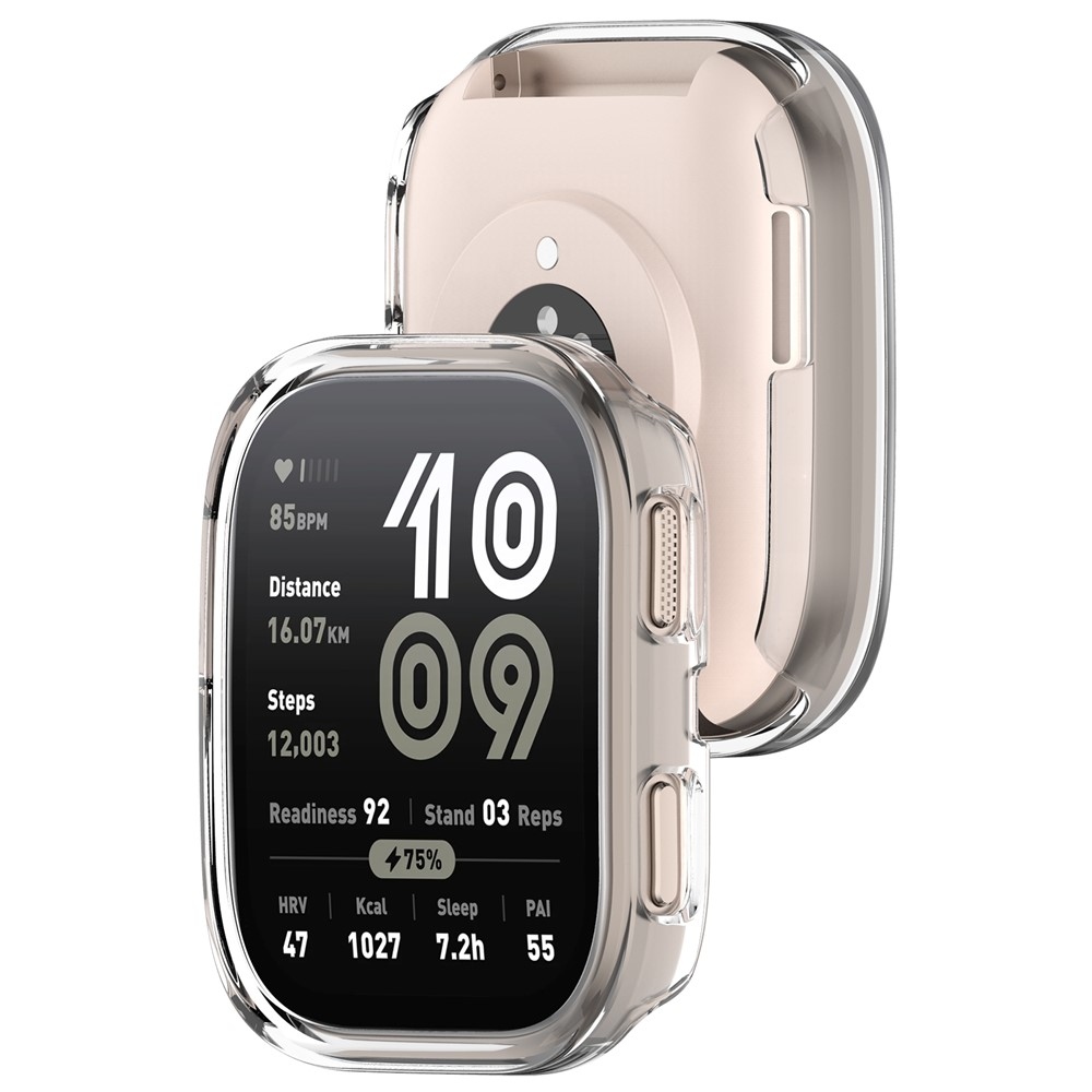 Half plastové nasadzovacie puzdro na Amazfit Bip 6 - priehľadné
