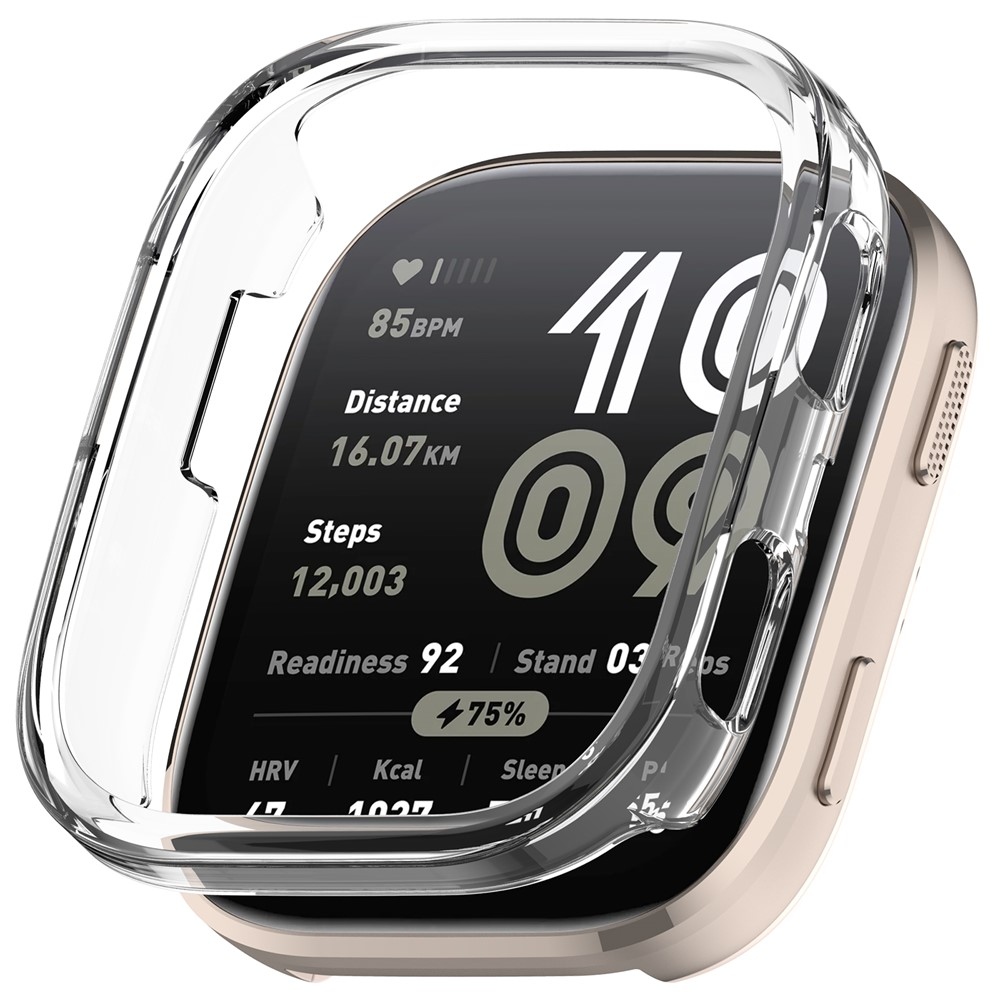 Half plastové nasadzovacie puzdro na Amazfit Bip 6 - priehľadné