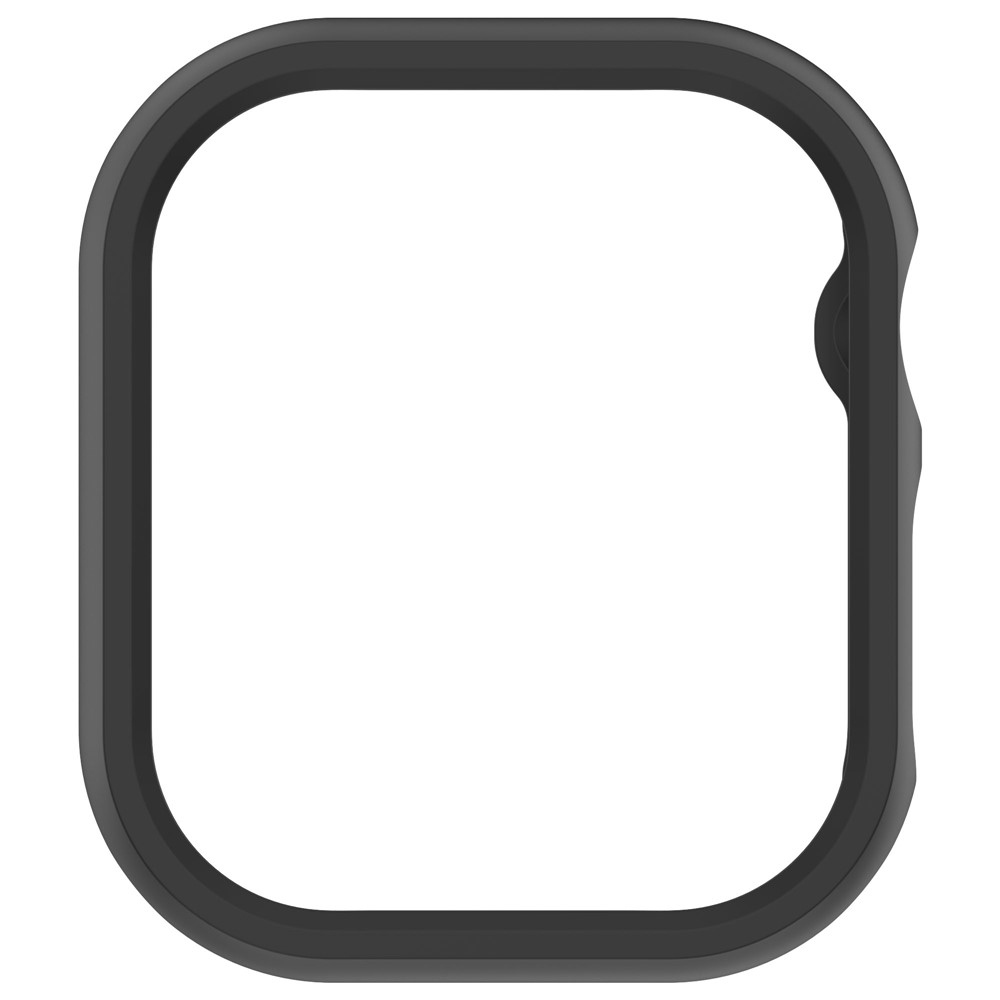 Half plastové nasadzovacie puzdro na Apple Watch 11/10 46mm - čierne