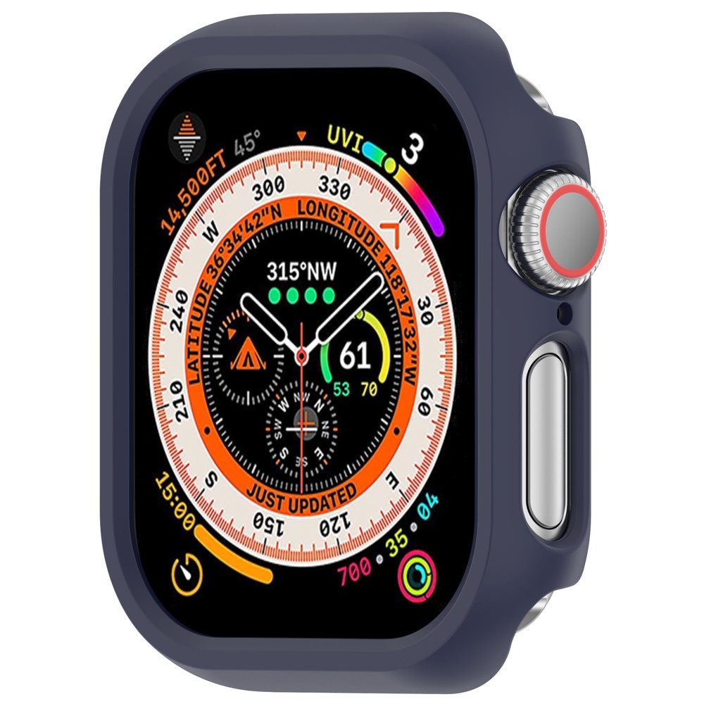 Half plastové nasadzovacie puzdro na Apple Watch 11/10 46mm - modré