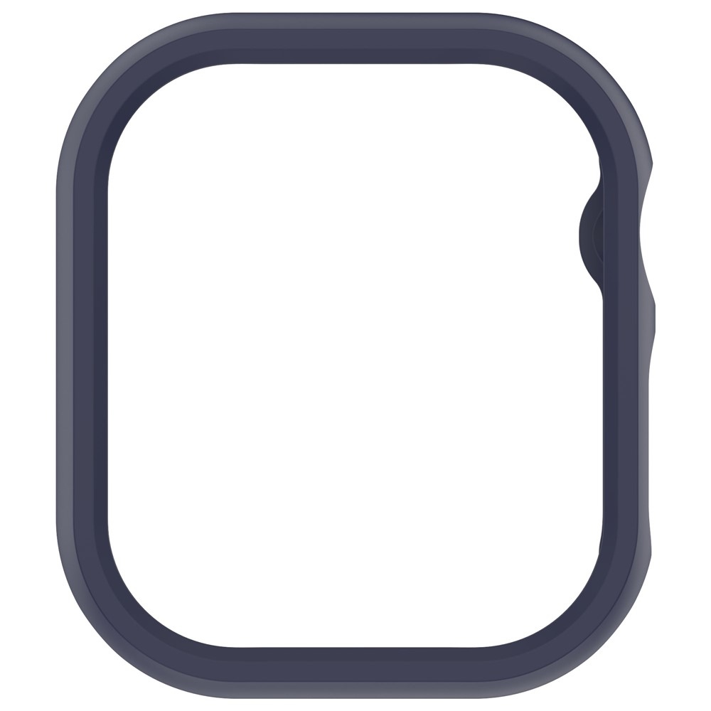 Half plastové nasadzovacie puzdro na Apple Watch 11/10 46mm - modré