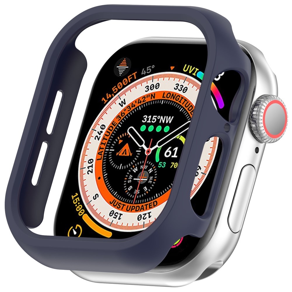 Half plastové nasadzovacie puzdro na Apple Watch 11/10 46mm - modré
