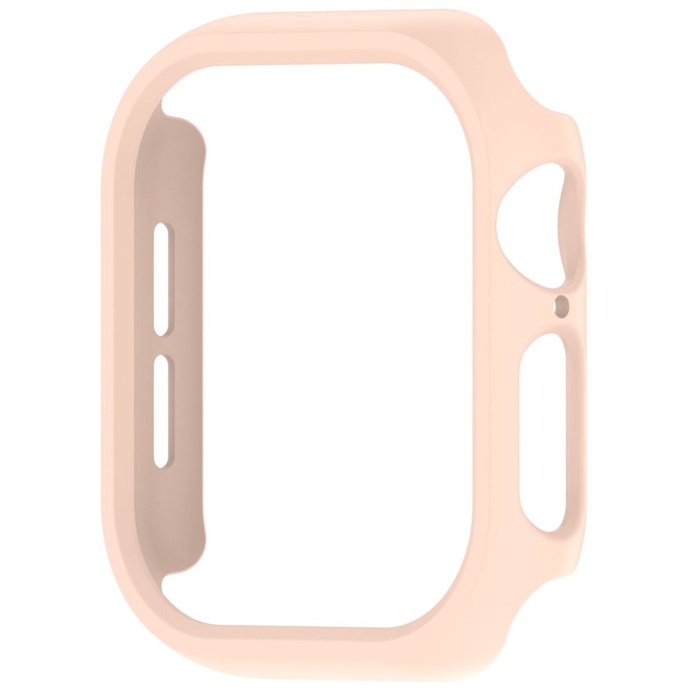Half plastové nasadzovacie puzdro na Apple Watch 11/10 46mm - ružové