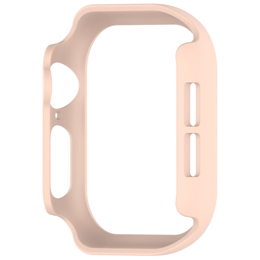Half plastové nasadzovacie puzdro na Apple Watch 11/10 46mm - ružové