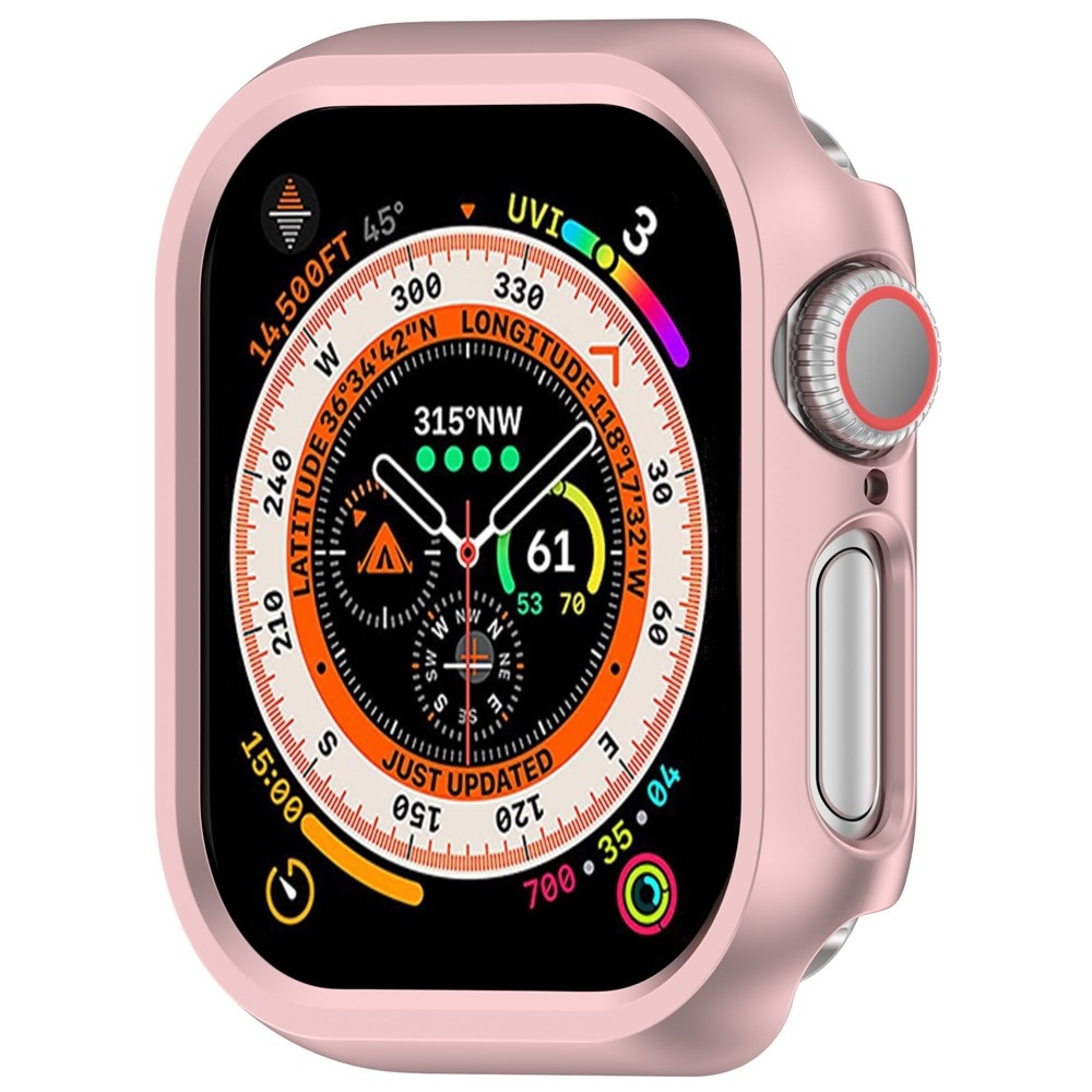 Half plastové nasadzovacie puzdro na Apple Watch 11/10 46mm - ružovozlaté