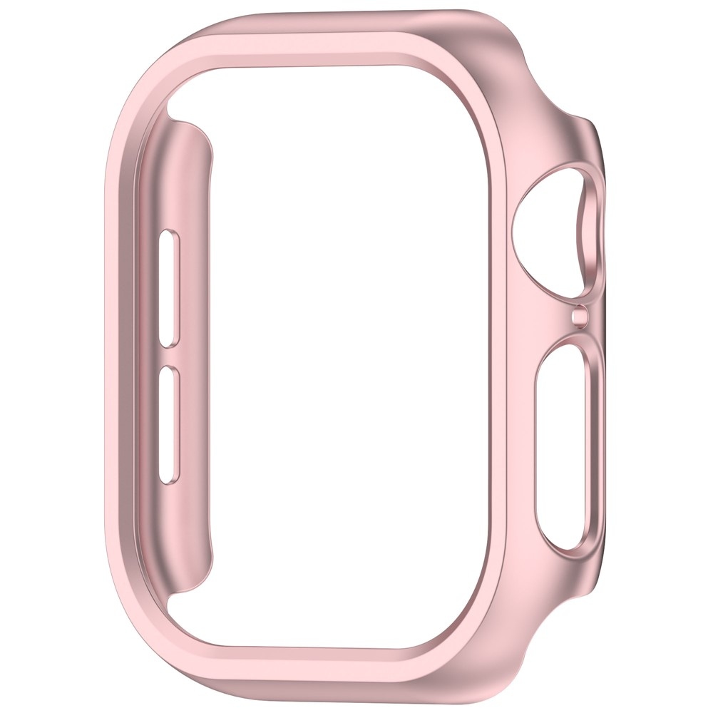 Half plastové nasadzovacie puzdro na Apple Watch 11/10 46mm - ružovozlaté