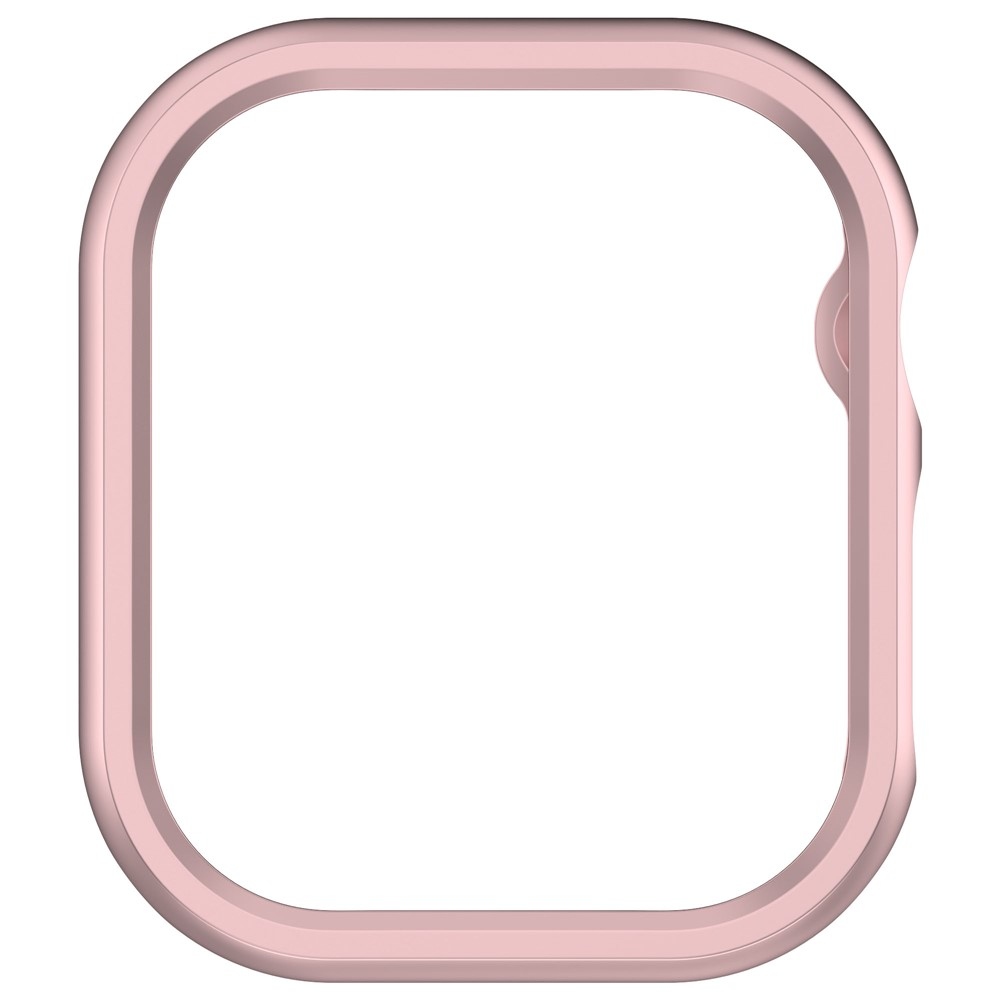 Half plastové nasadzovacie puzdro na Apple Watch 11/10 46mm - ružovozlaté