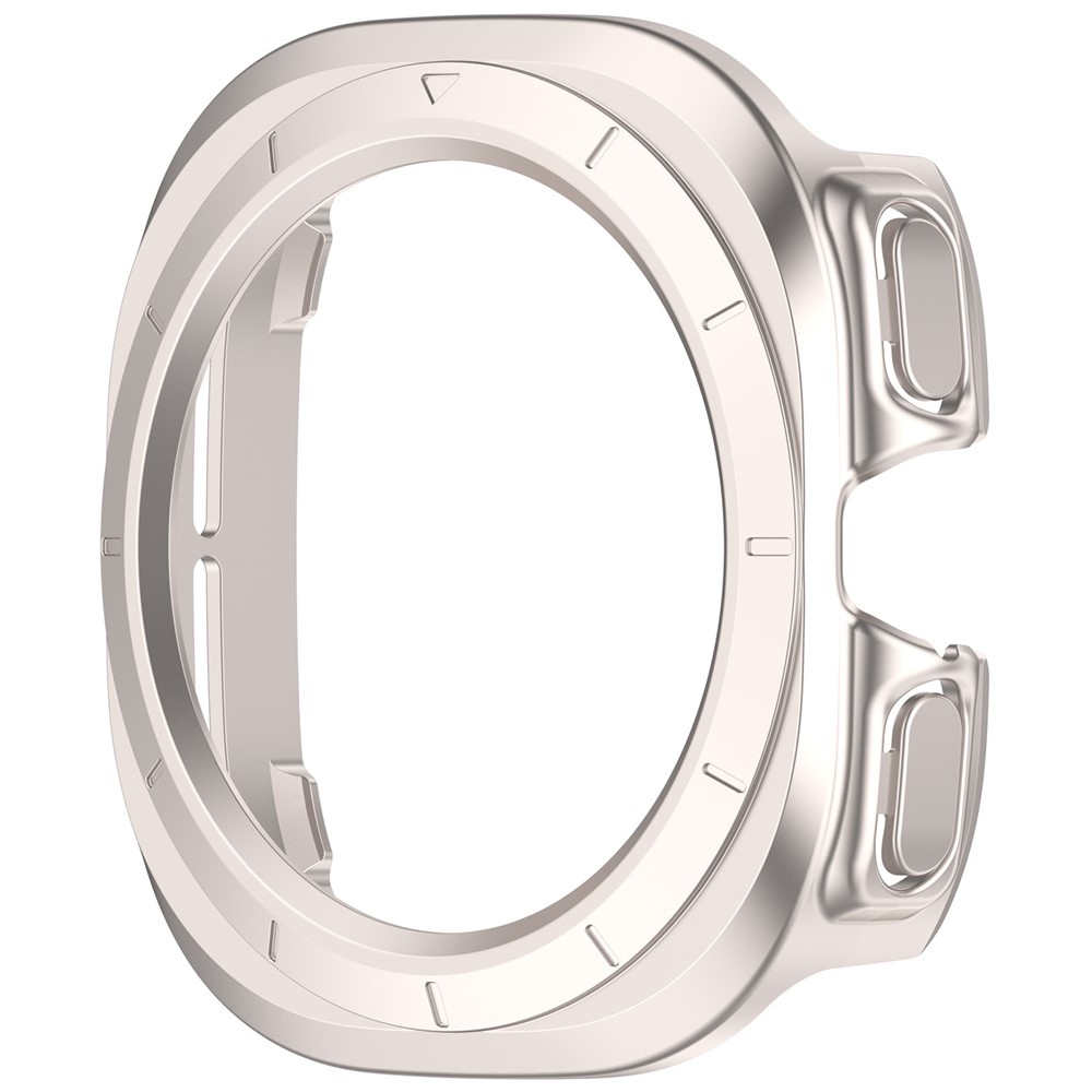 Half plastové nasadzovacie puzdro na Samsung Galaxy Watch Ultra (2025) 47mm - béžové