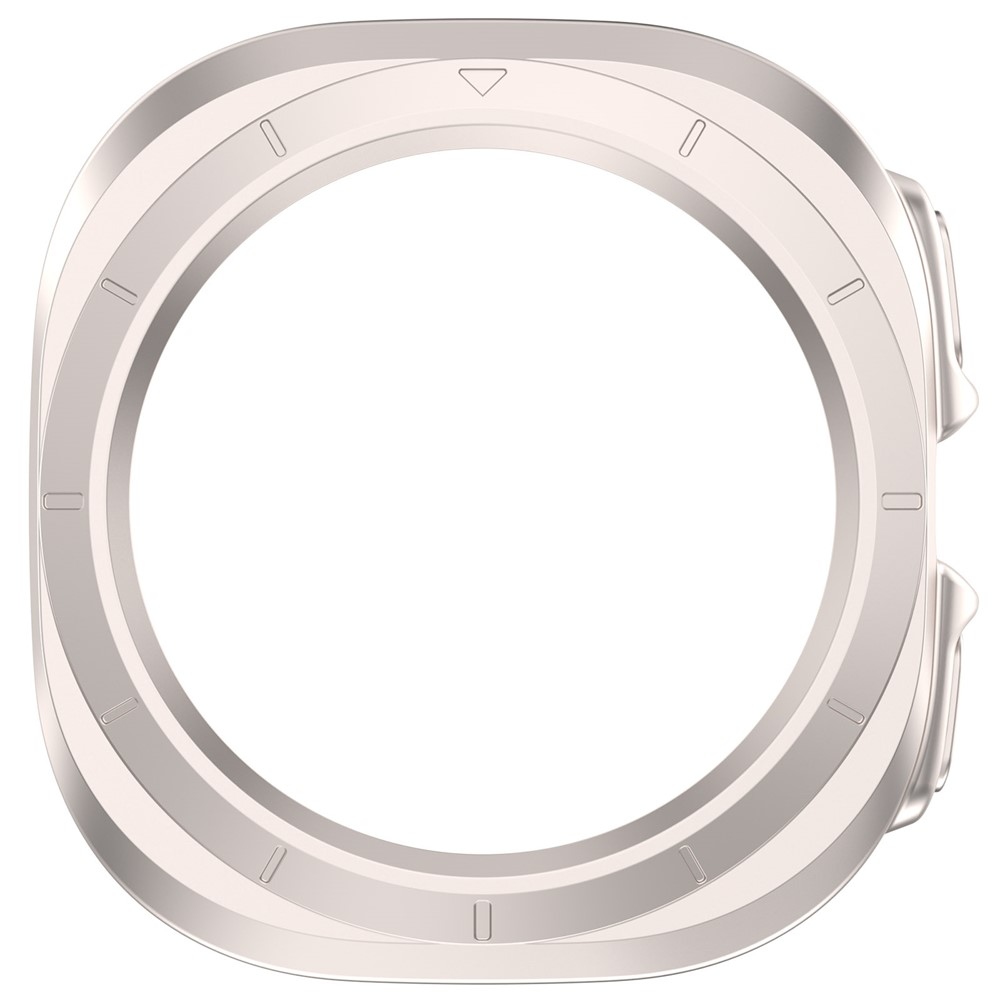 Half plastové nasadzovacie puzdro na Samsung Galaxy Watch Ultra (2025) 47mm - béžové