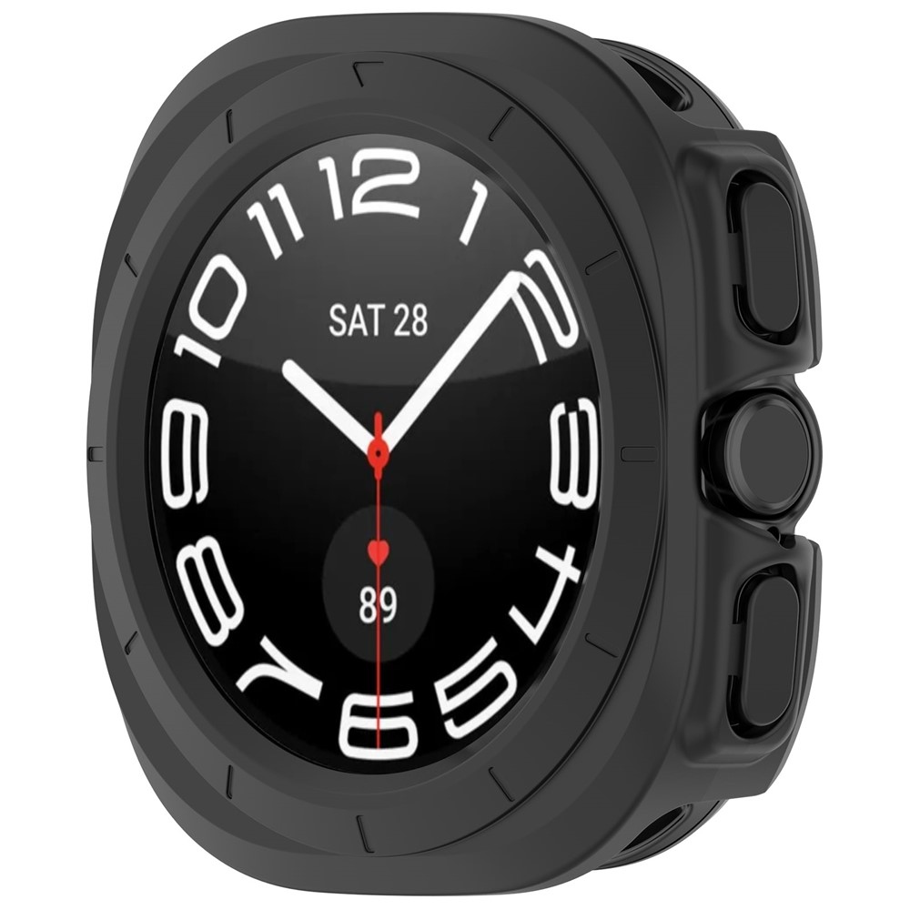 Half plastové nasadzovacie puzdro na Samsung Galaxy Watch Ultra (2025) 47mm - čierne