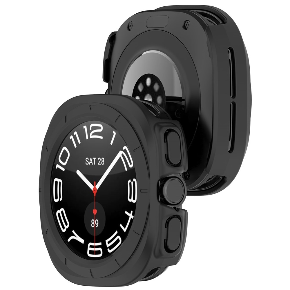 Half plastové nasadzovacie puzdro na Samsung Galaxy Watch Ultra (2025) 47mm - čierne