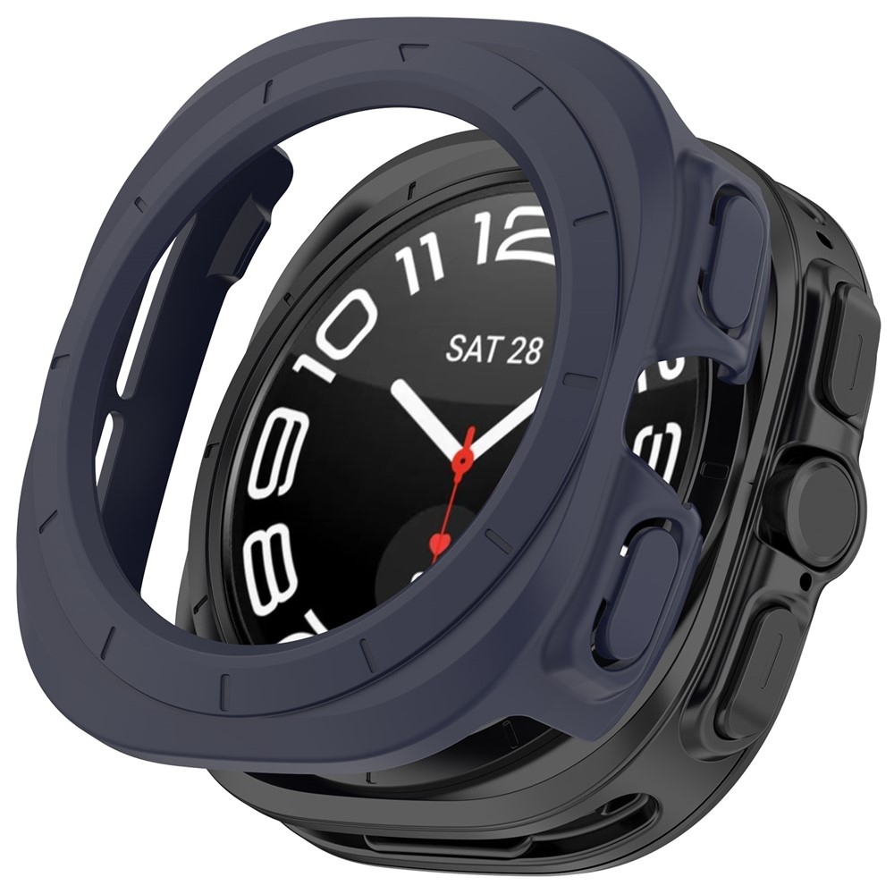 Half plastové nasadzovacie puzdro na Samsung Galaxy Watch Ultra (2025) 47mm - modré