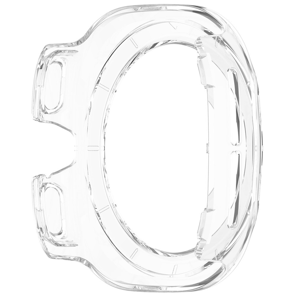 Half plastové nasadzovacie puzdro na Samsung Galaxy Watch Ultra (2025) 47mm - priehľadné