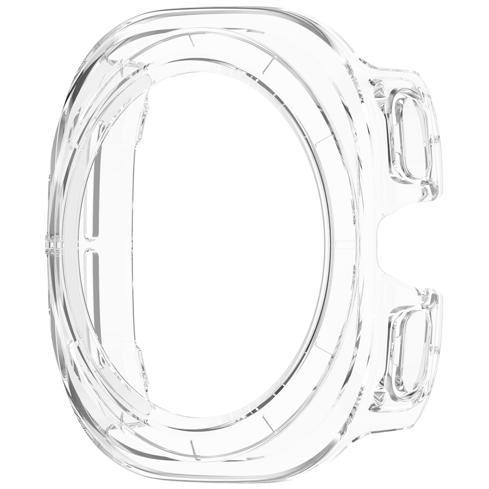 Half plastové nasadzovacie puzdro na Samsung Galaxy Watch Ultra (2025) 47mm - priehľadné