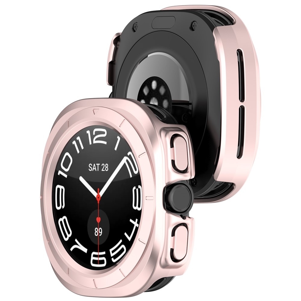 Half plastové nasadzovacie puzdro na Samsung Galaxy Watch Ultra (2025) 47mm - ružové