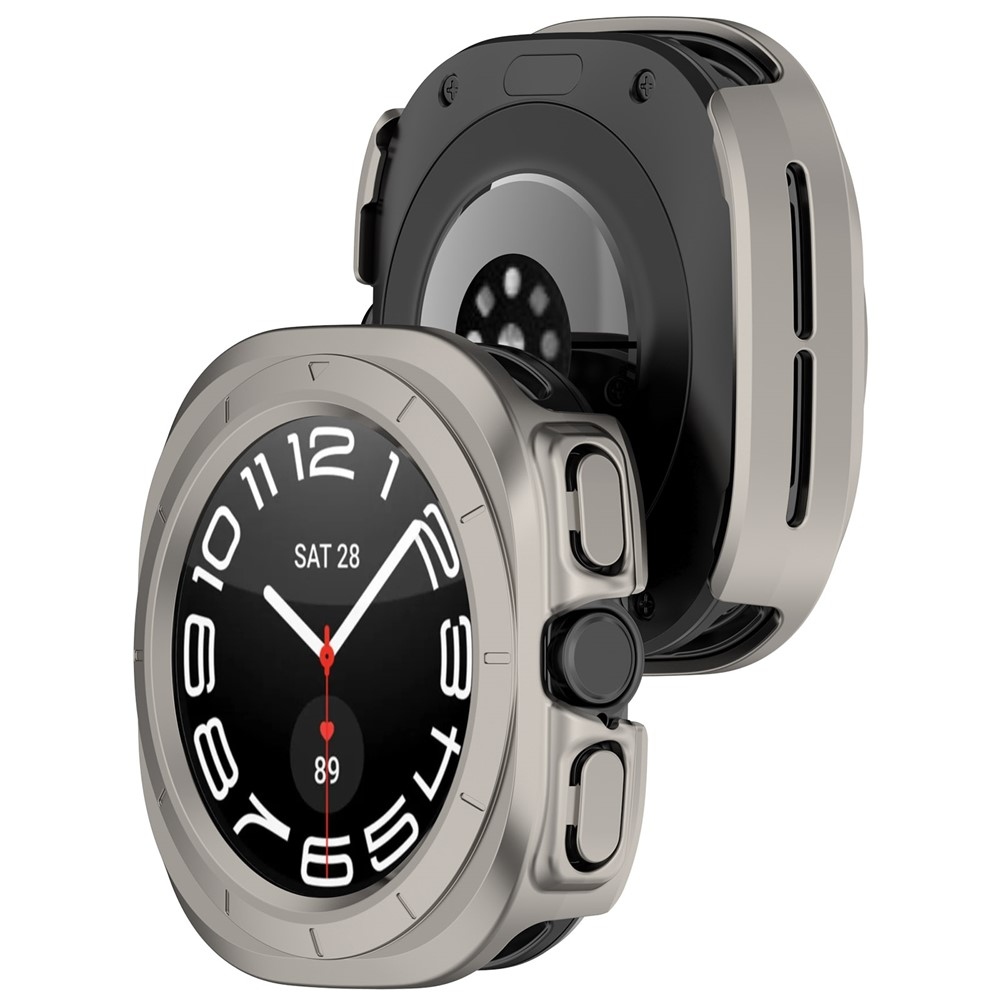 Half plastové nasadzovacie púzdro na Samsung Galaxy Watch Ultra (2025) 47mm - šedé
