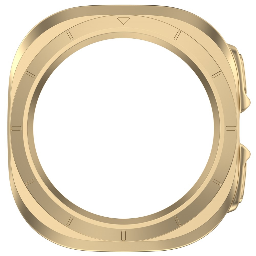 Half plastové nasadzovacie púzdro na Samsung Galaxy Watch Ultra (2025) 47mm - zlaté