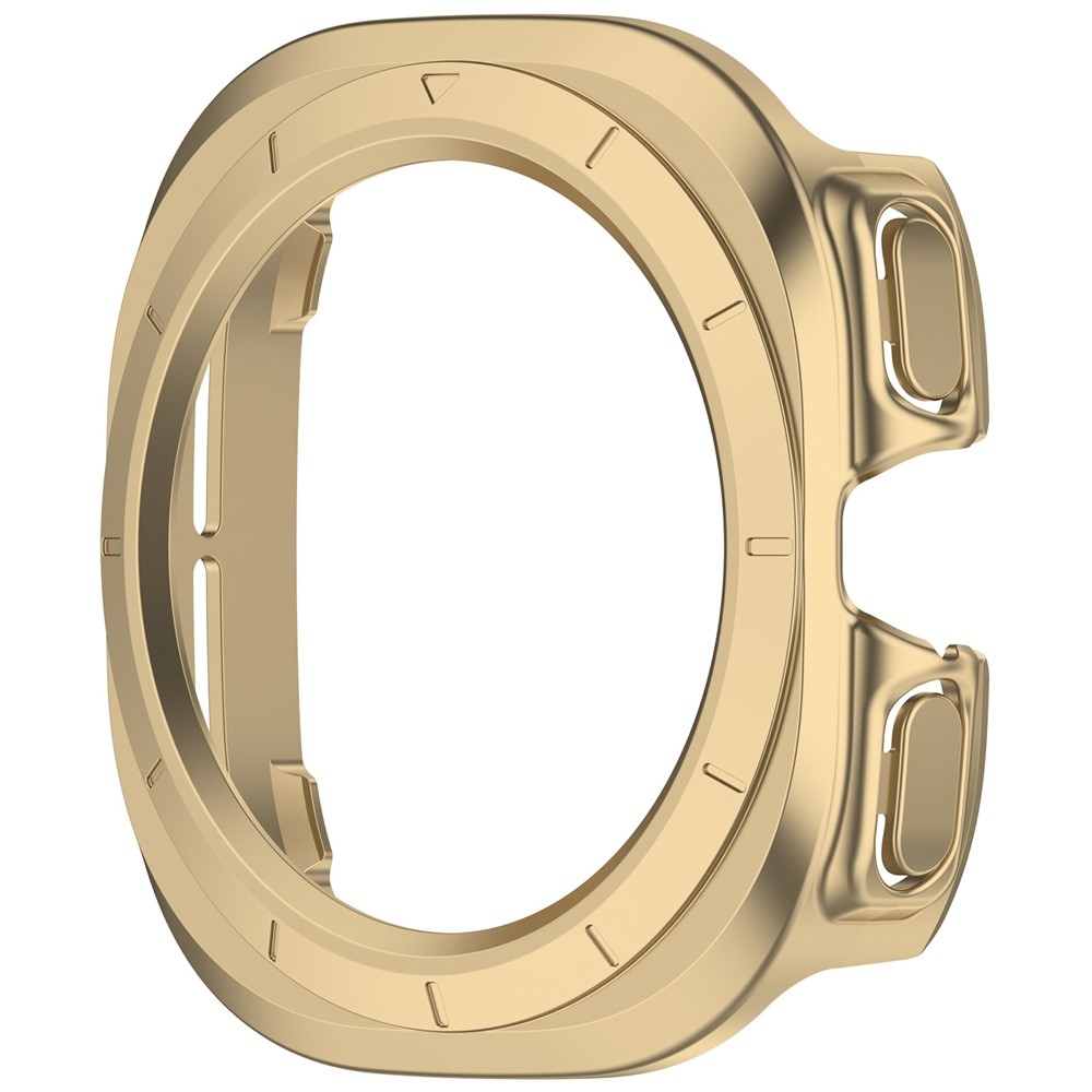 Half plastové nasadzovacie púzdro na Samsung Galaxy Watch Ultra (2025) 47mm - zlaté