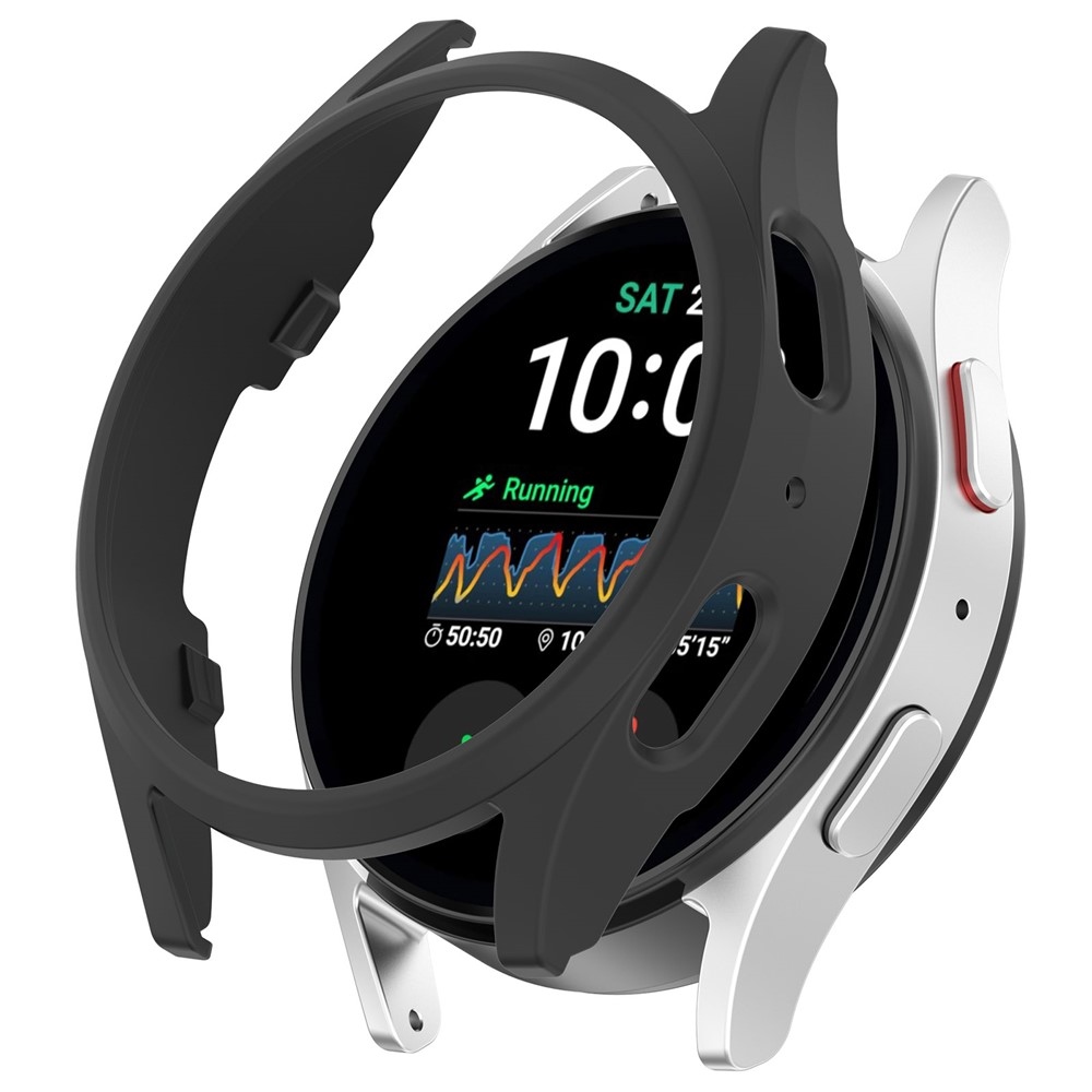Half plastové nasadzovacie púzdro na Samsung Galaxy Watch7 40mm - čierne
