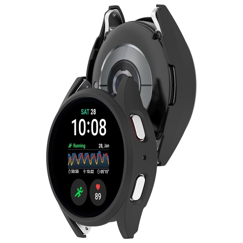 Half plastové nasadzovacie púzdro na Samsung Galaxy Watch7 40mm - čierne