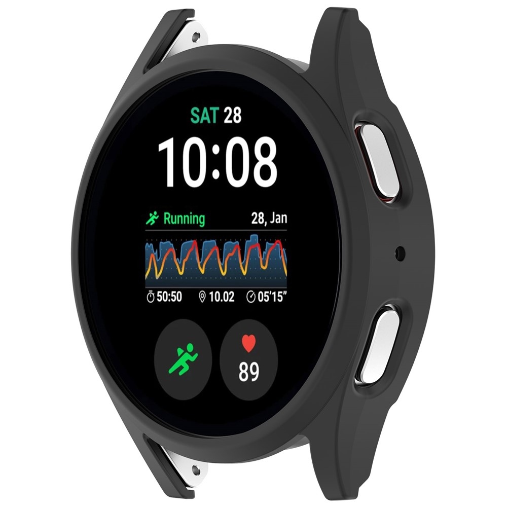 Half plastové nasadzovacie púzdro na Samsung Galaxy Watch7 40mm - čierne