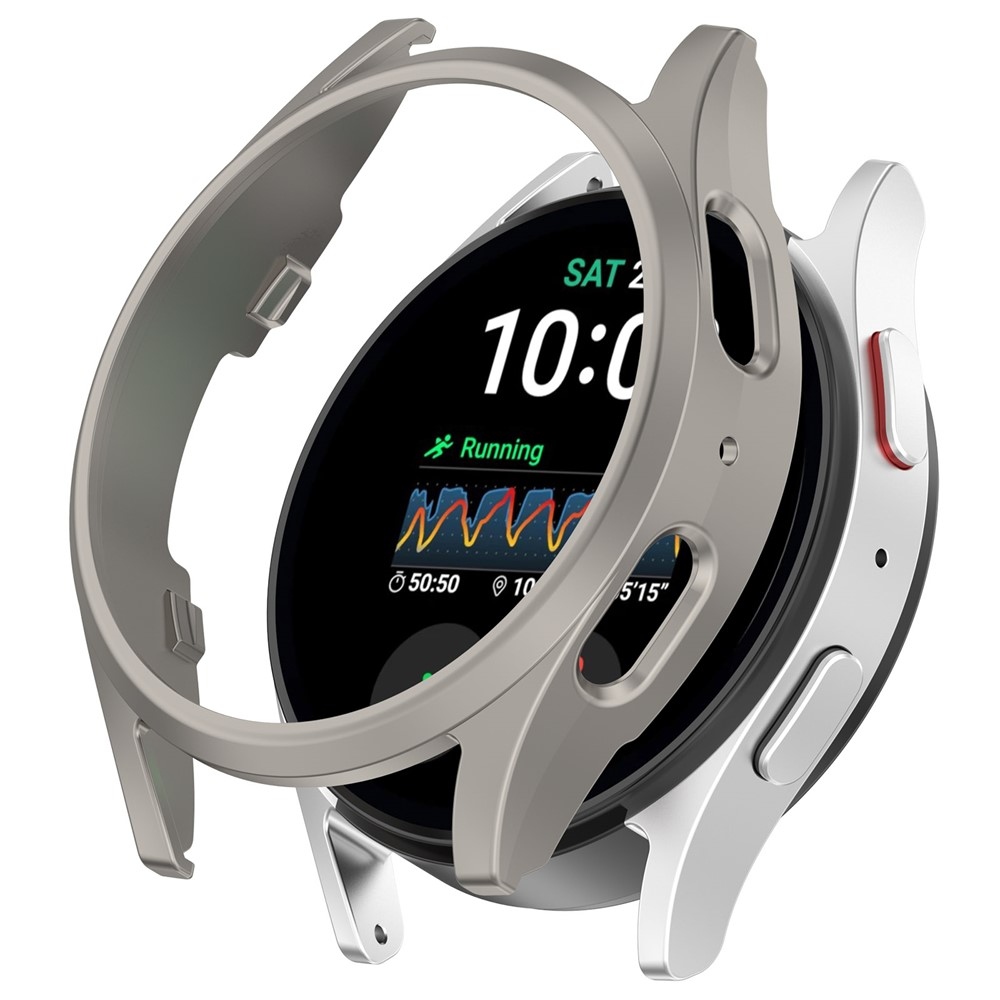 Half plastové nasadzovacie puzdro na Samsung Galaxy Watch7 40mm - šedé
